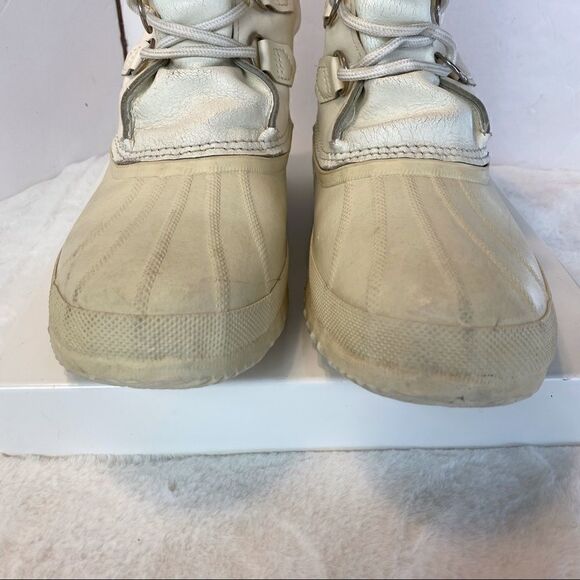 Sorel Manitou Made in Canada Vintage Caribou Winter White Boots Size 9